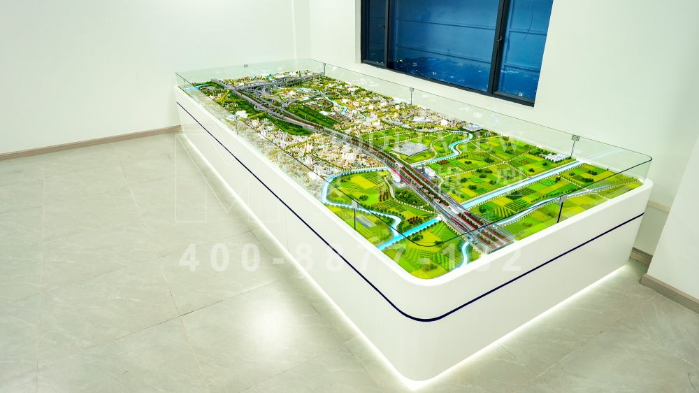 广州机场高速改扩建SG01标项目沙盘设计说明
