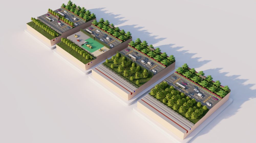 广州机场高速改扩建工艺模型设计说明